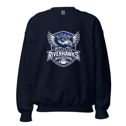 Classic | Sweatshirt | Rochester Riverhawks | Shield Logo