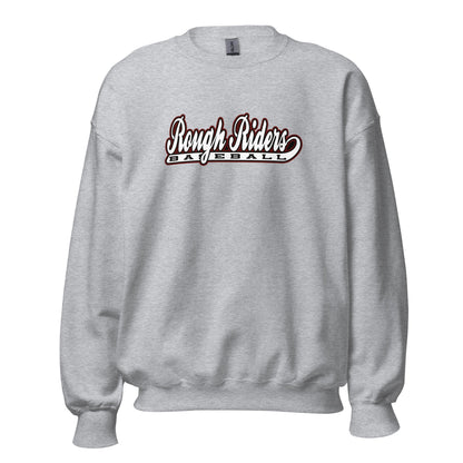 Classic | Sweatshirt | Rough Riders | Baseball Script Logo