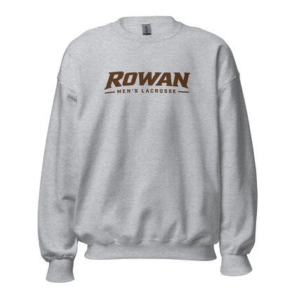 Classic | Sweatshirt | Rowan Men’s Lacrosse | Modern Script Logo