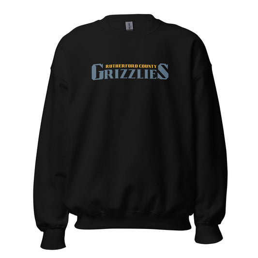Classic | Sweatshirt | Rutherford County Grizzlies Football | Alt Script Logo
