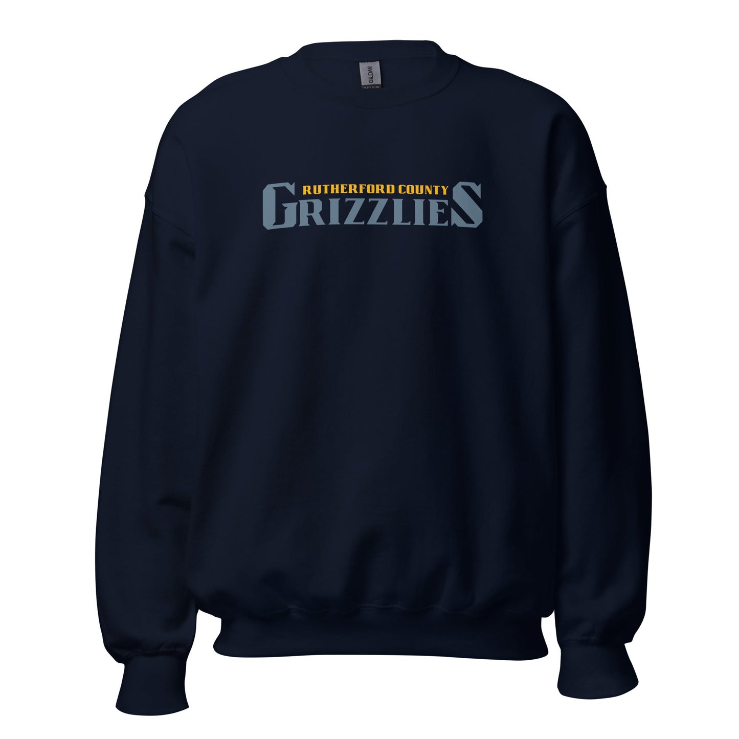 Classic | Sweatshirt | Rutherford County Grizzlies Football | Alt Script Logo