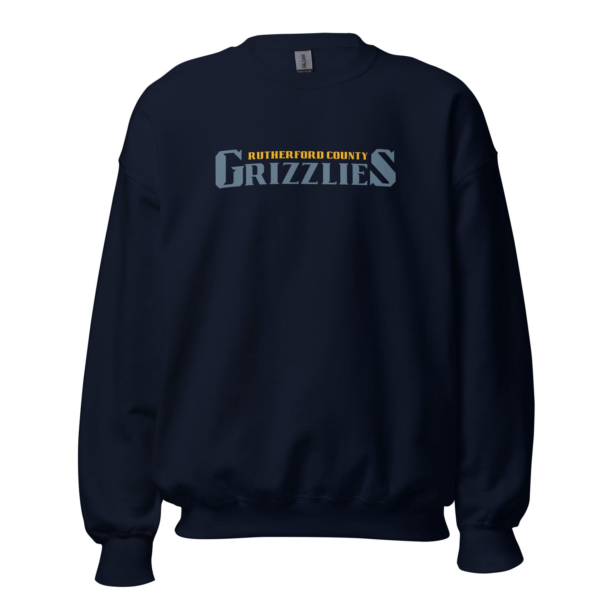 Classic | Sweatshirt | Rutherford County Grizzlies Football | Alt Script Logo