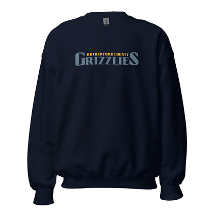 Classic | Sweatshirt | Rutherford County Grizzlies Football | Alt Script Logo