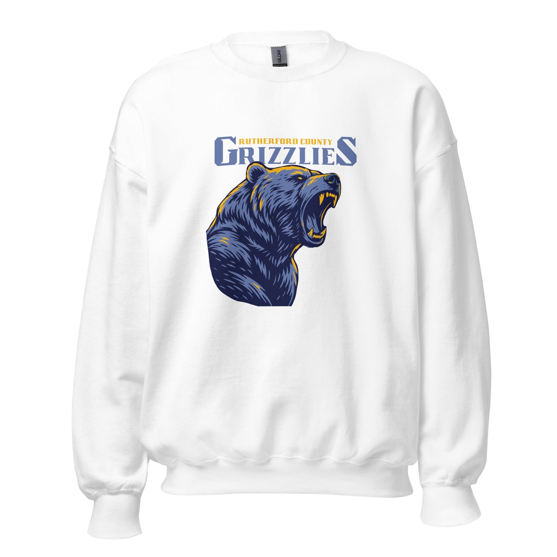Classic | Sweatshirt | Rutherford County Grizzlies Football | Big Grizzlies Logo