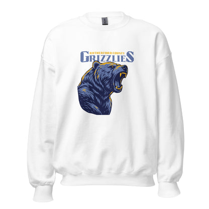 Classic | Sweatshirt | Rutherford County Grizzlies Football | Big Grizzlies Logo
