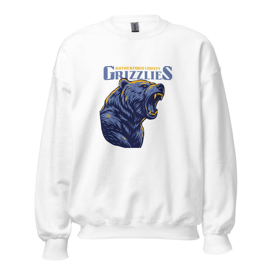Classic | Sweatshirt | Rutherford County Grizzlies Football | Big Grizzlies Logo