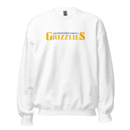 Classic | Sweatshirt | Rutherford County Grizzlies Football | Script Logo