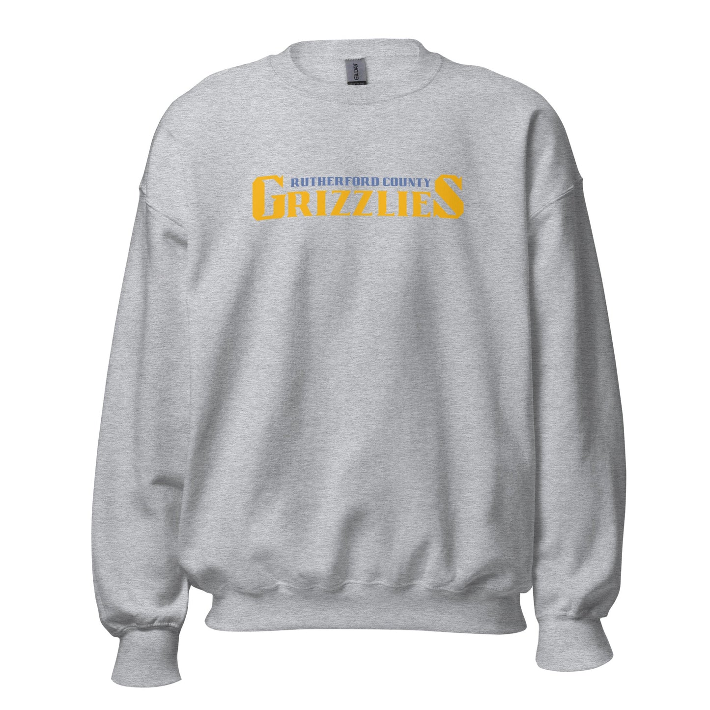 Classic | Sweatshirt | Rutherford County Grizzlies Football | Script Logo