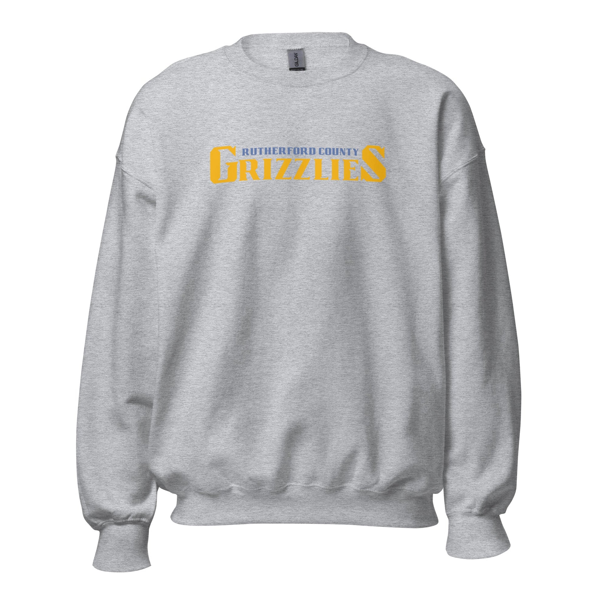 Classic | Sweatshirt | Rutherford County Grizzlies Football | Script Logo