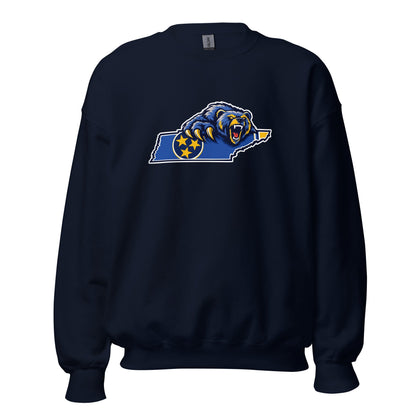 Classic | Sweatshirt | Rutherford County Grizzlies Football | Tennessee Logo
