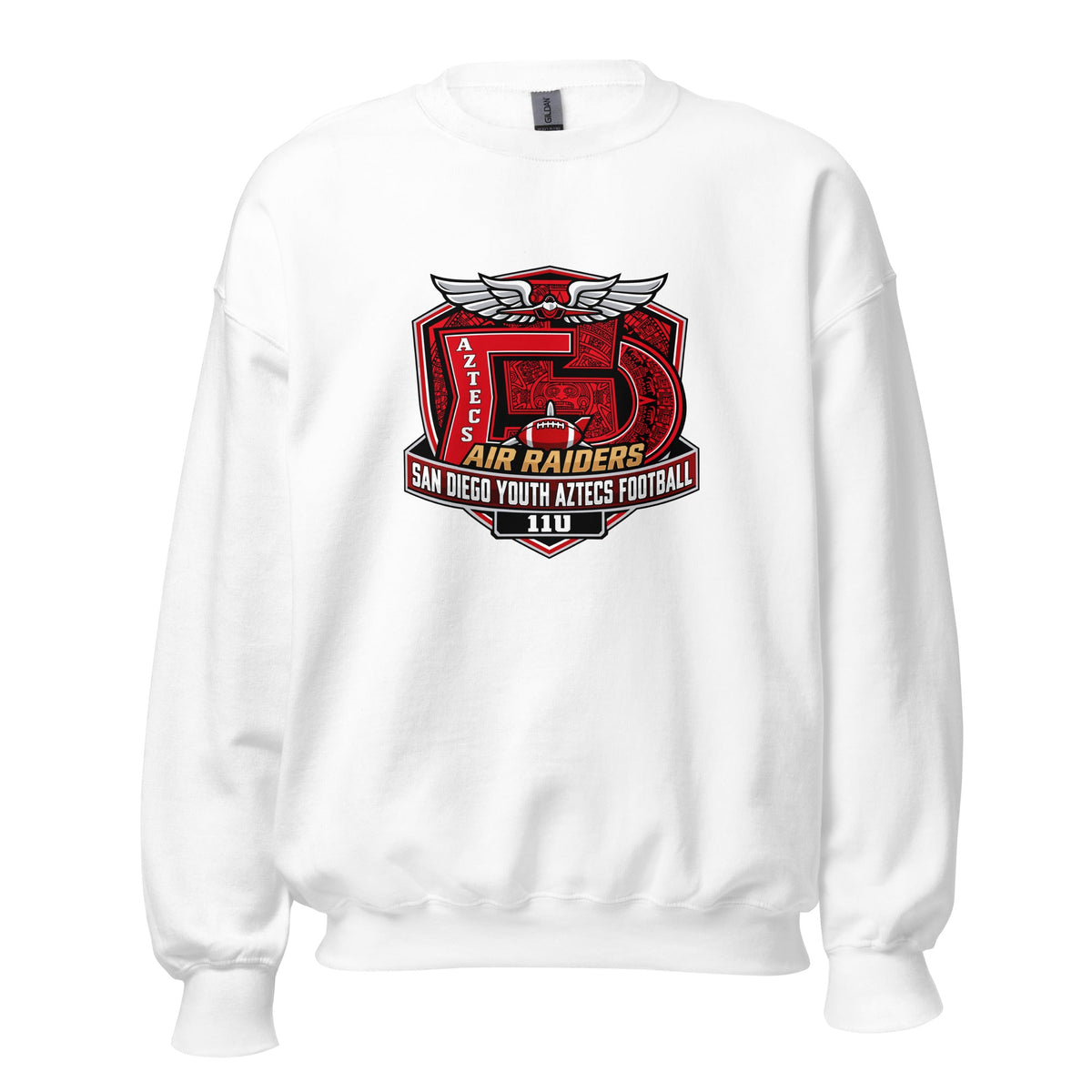 Classic | Sweatshirt | San Diego Youth Aztecs Football 11u Air Raiders | Shield Logo