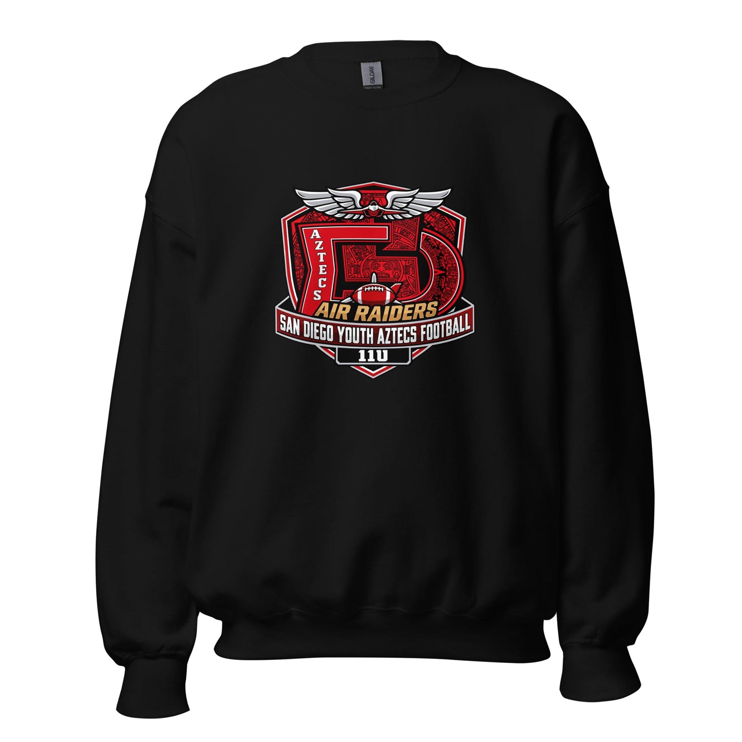 Classic | Sweatshirt | San Diego Youth Aztecs Football 11u Air Raiders | Shield Logo