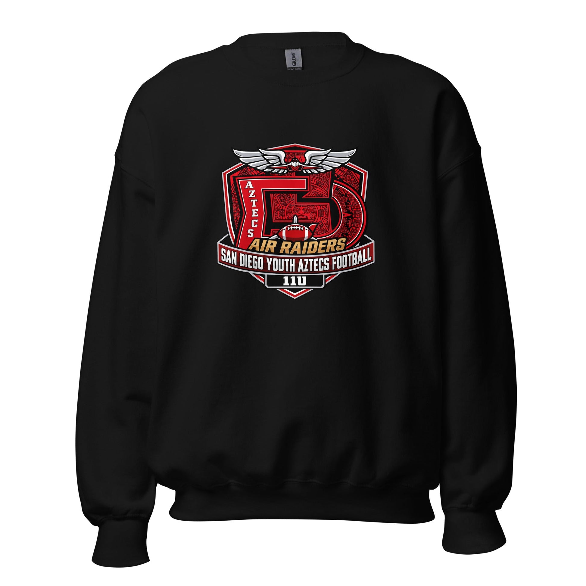 Classic | Sweatshirt | San Diego Youth Aztecs Football 11u Air Raiders | Shield Logo