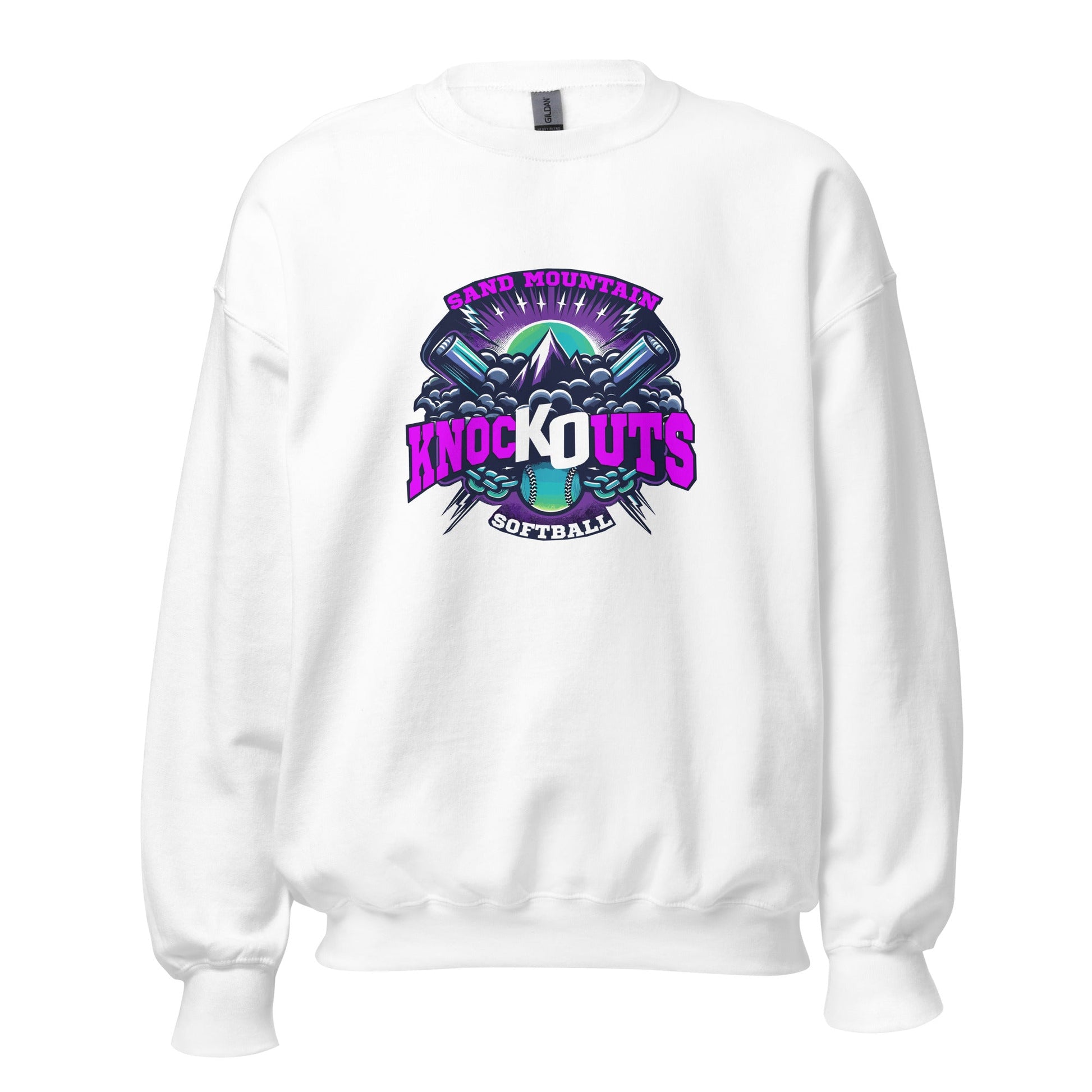 Classic | Sweatshirt | Sand Mountain Knockouts | Ball & Bat Logo