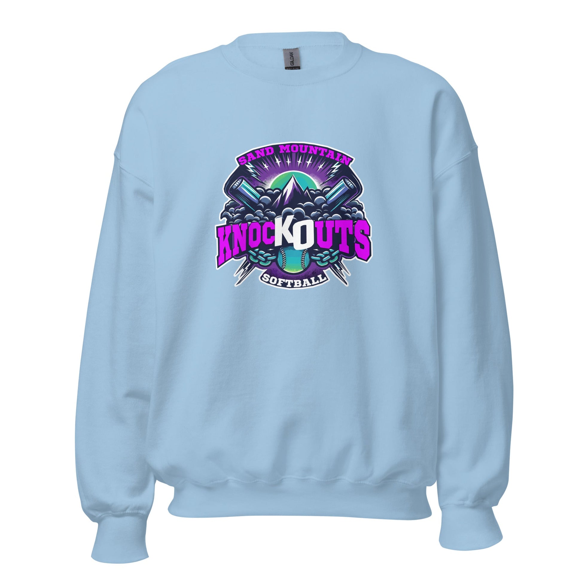 Classic | Sweatshirt | Sand Mountain Knockouts | Ball & Bat Logo
