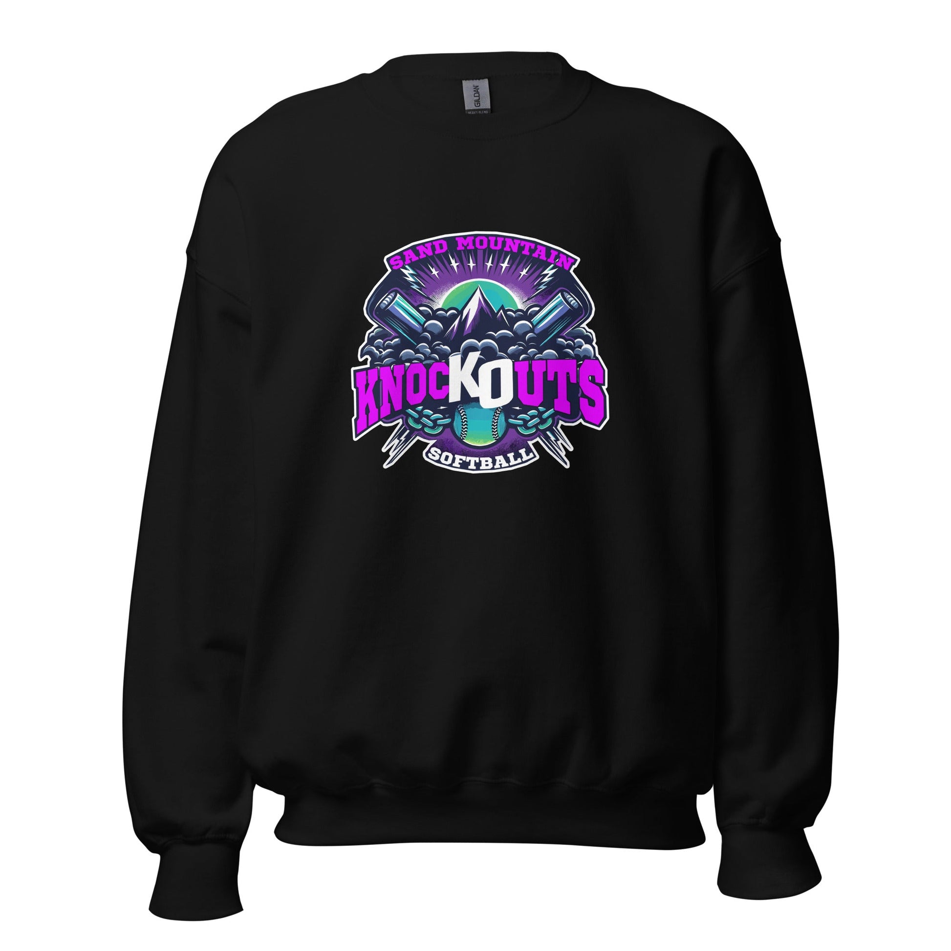 Classic | Sweatshirt | Sand Mountain Knockouts | Ball & Bat Logo