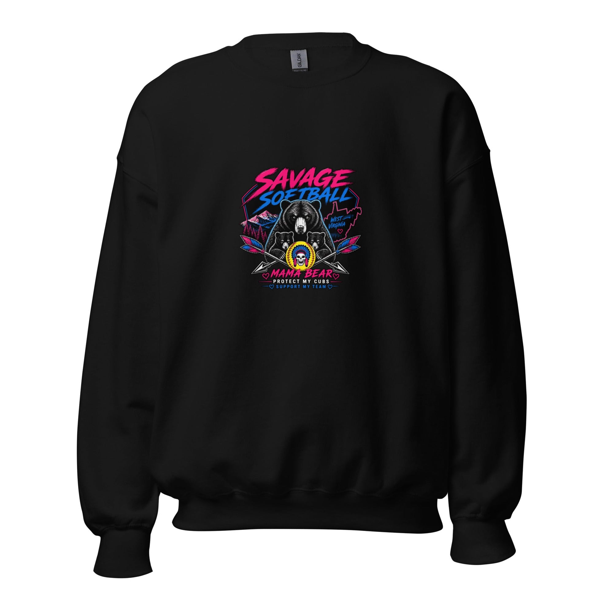 Classic | Sweatshirt | Savage Softball | Mascot Logo