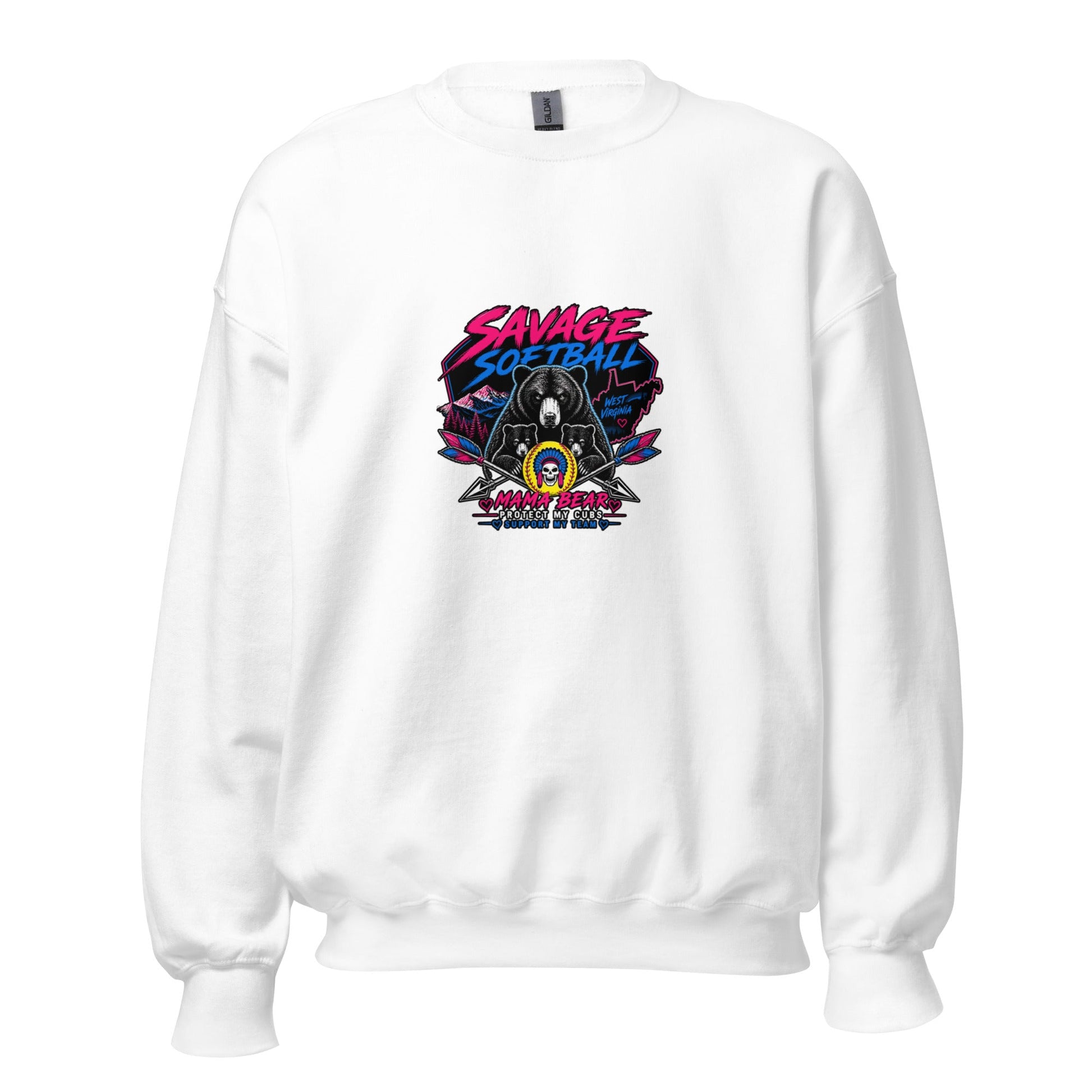 Classic | Sweatshirt | Savage Softball | Mascot Logo