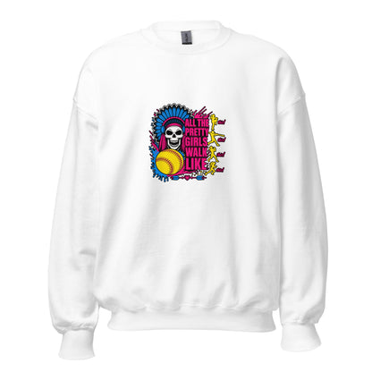 Classic | Sweatshirt | Savage Softball | Varsity Vanguard Logo