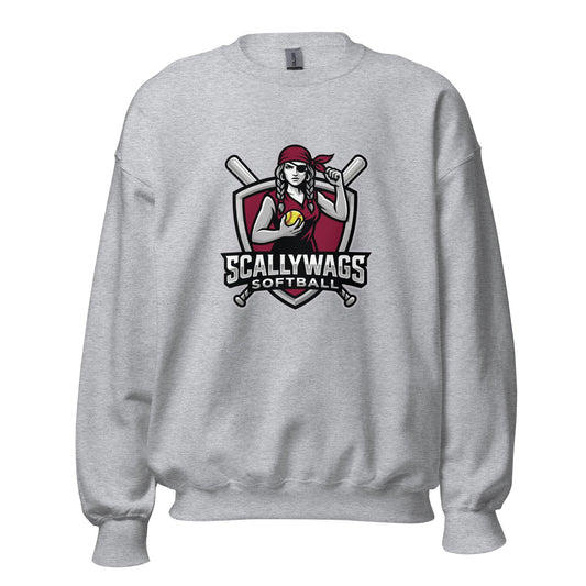 Classic | Sweatshirt | Scallywags Softball | Crest Logo