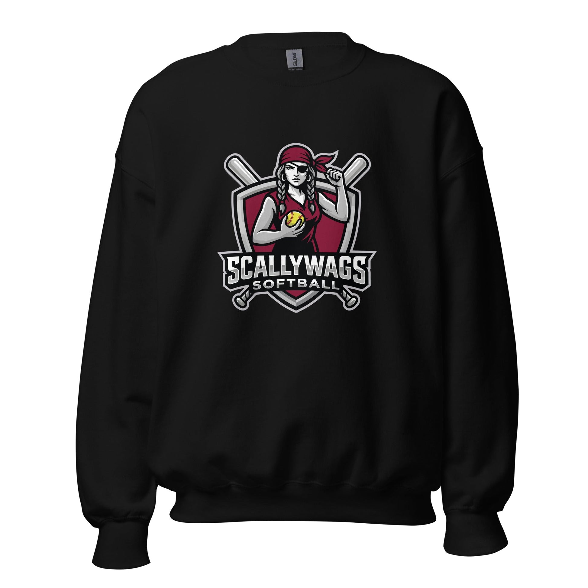 Classic | Sweatshirt | Scallywags Softball | Crest Logo