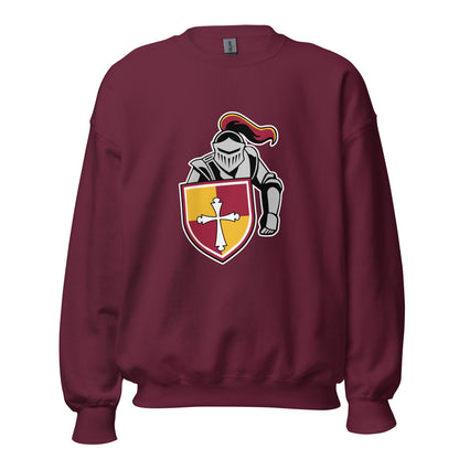 Classic | Sweatshirt | Scecina High School Track and Field | Crusader Logo