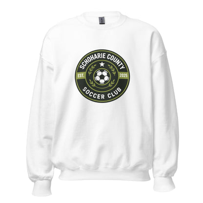 Classic | Sweatshirt | Schoharie County Soccer Club | Badge Logo