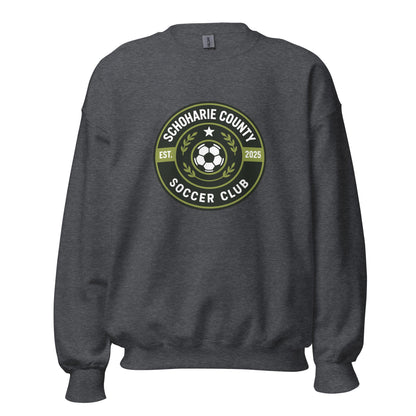 Classic | Sweatshirt | Schoharie County Soccer Club | Badge Logo