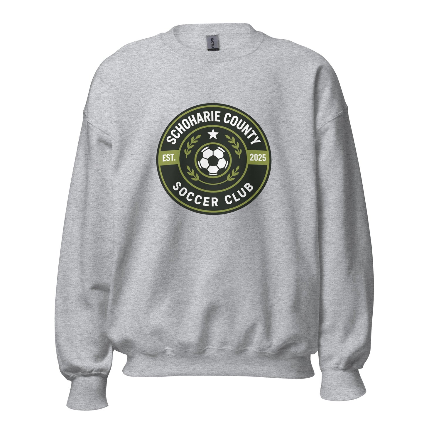Classic | Sweatshirt | Schoharie County Soccer Club | Badge Logo