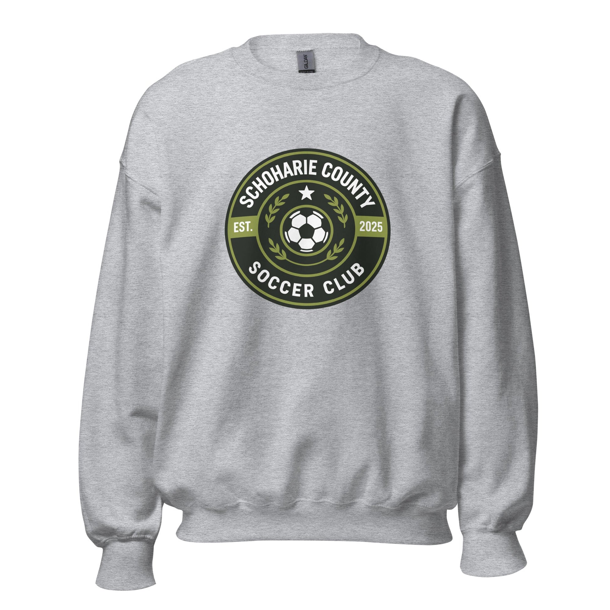 Classic | Sweatshirt | Schoharie County Soccer Club | Badge Logo