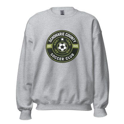 Classic | Sweatshirt | Schoharie County Soccer Club | Badge Logo