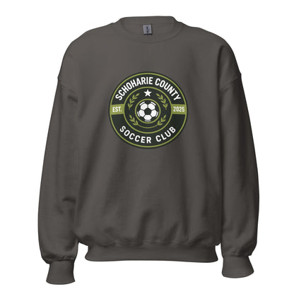 Classic | Sweatshirt | Schoharie County Soccer Club | Badge Logo