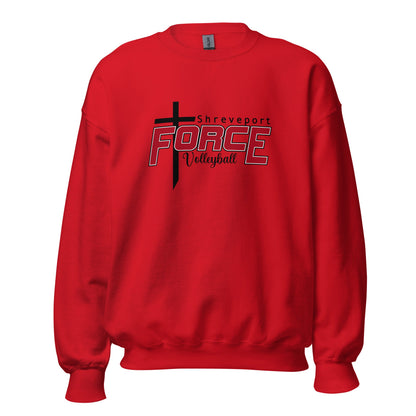 Classic | Sweatshirt | Shreveport Force Volleyball | Crest Logo