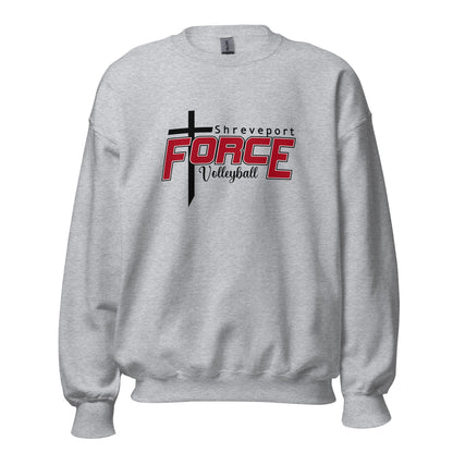 Classic | Sweatshirt | Shreveport Force Volleyball | Crest Logo