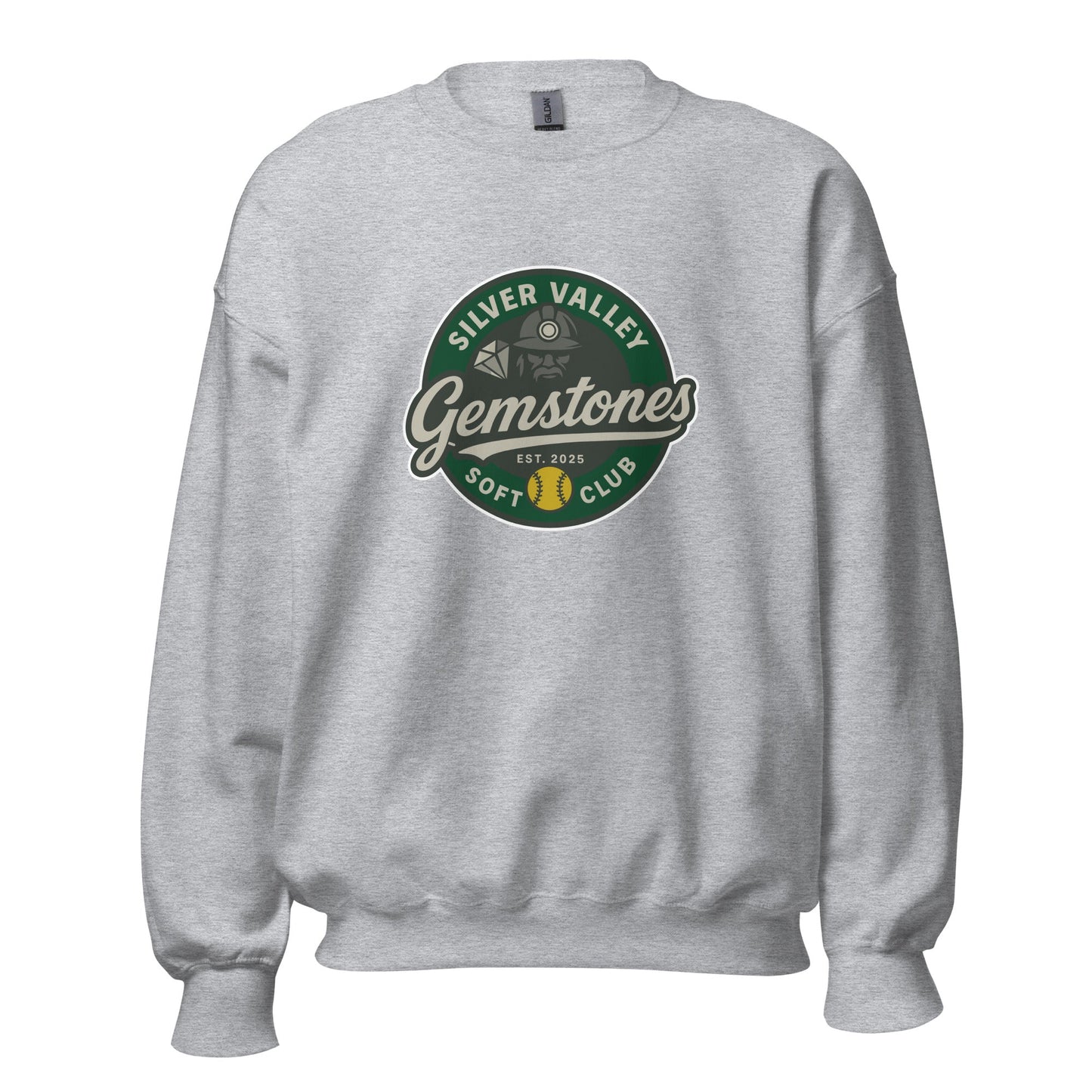 Classic | Sweatshirt | Silver Valley Gemstones | Badge Logo