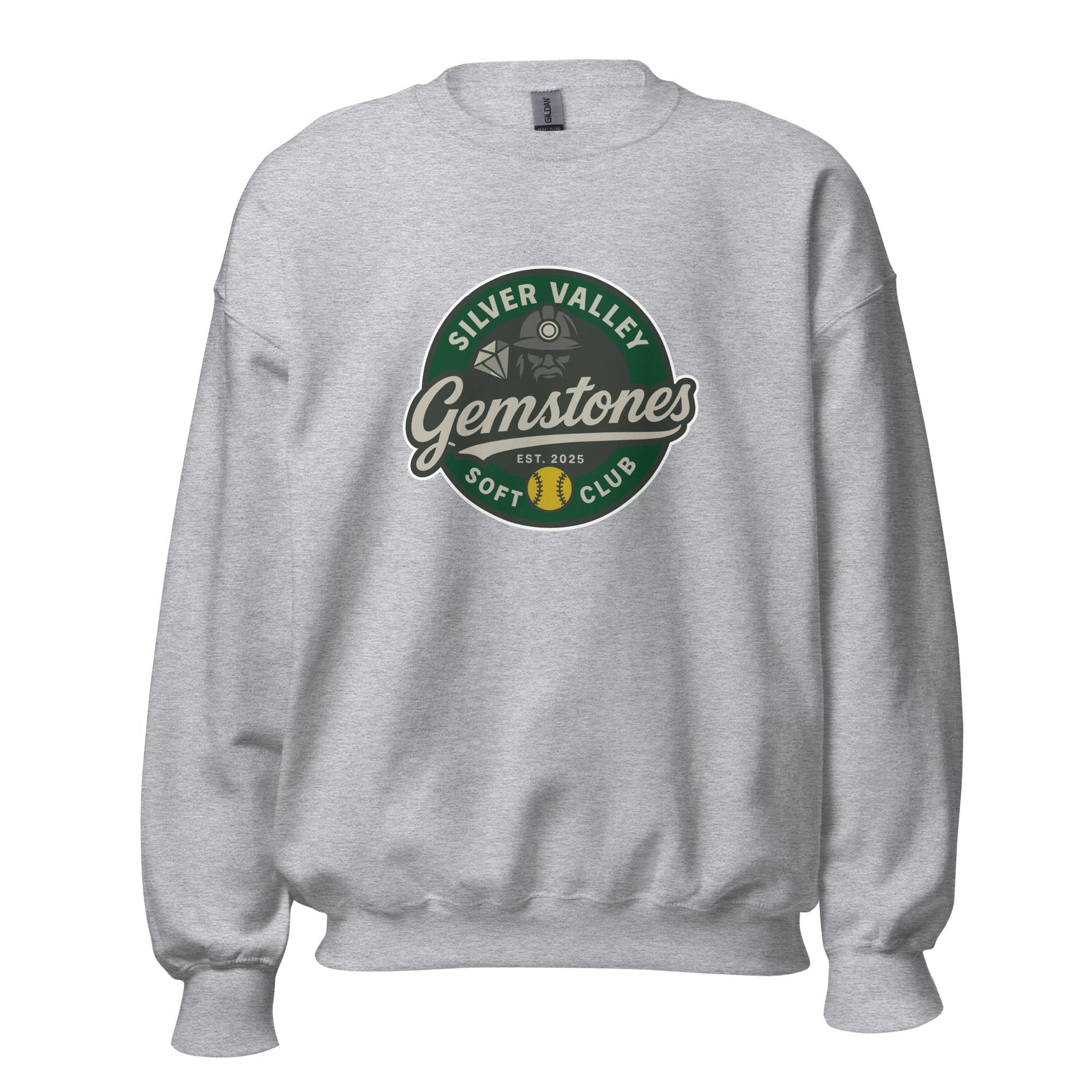 Classic | Sweatshirt | Silver Valley Gemstones | Badge Logo