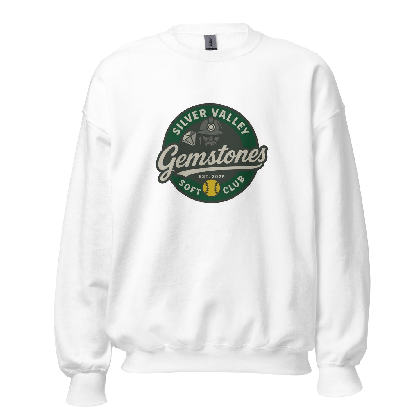 Classic | Sweatshirt | Silver Valley Gemstones | Badge Logo