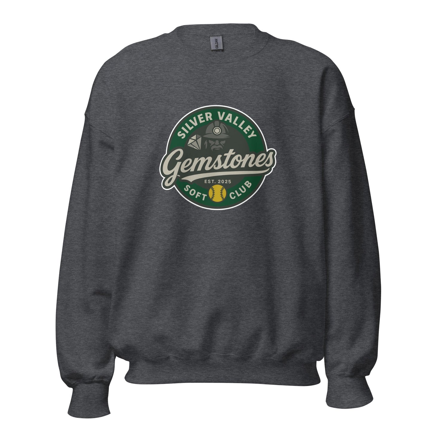 Classic | Sweatshirt | Silver Valley Gemstones | Badge Logo