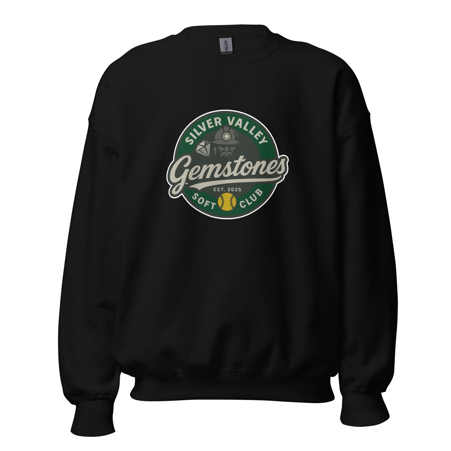 Classic | Sweatshirt | Silver Valley Gemstones | Badge Logo