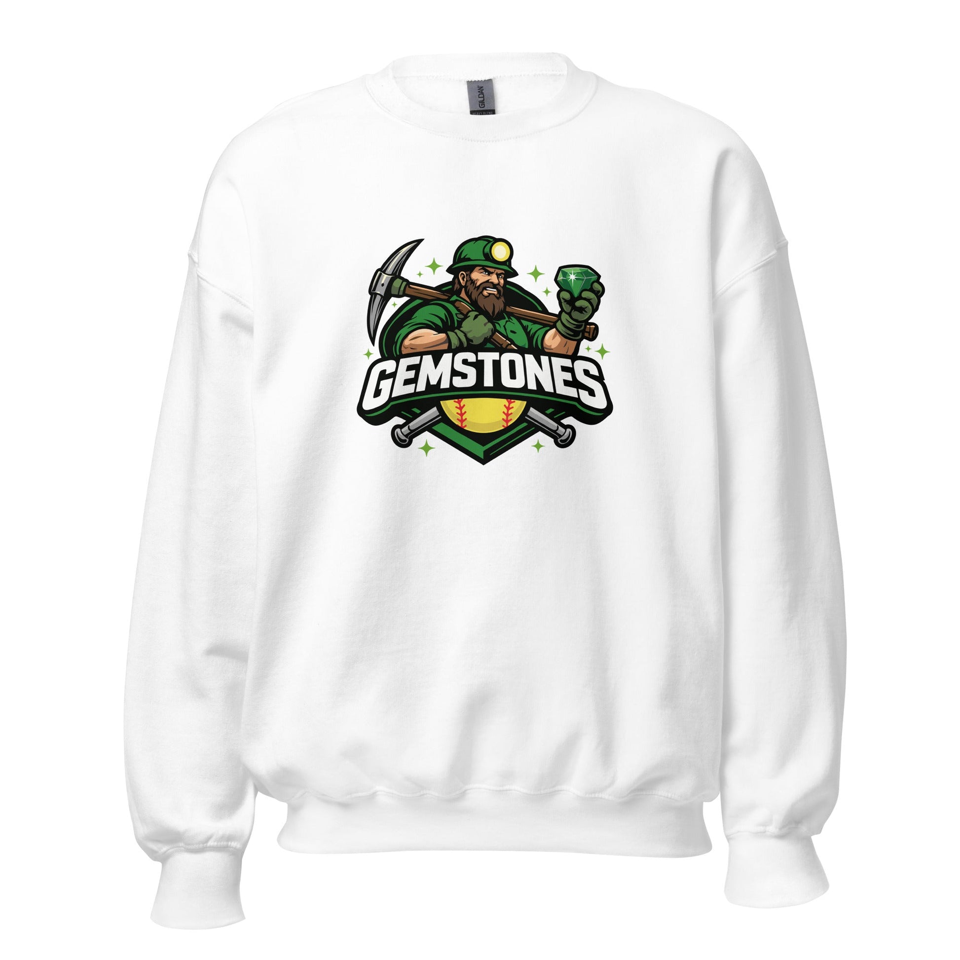 Classic | Sweatshirt | Silver Valley Gemstones | Emerald Valley Logo