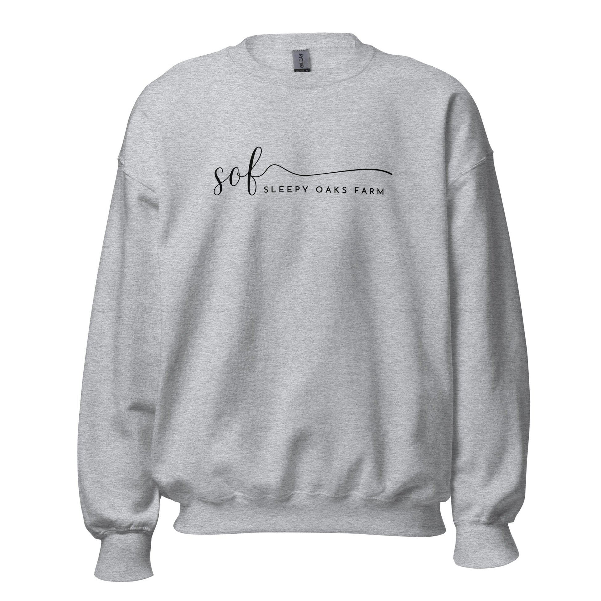 Classic | Sweatshirt | Sleepy Oaks Farm | Script Logo