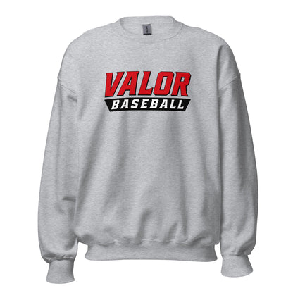 Classic | Sweatshirt | South Bend Valor Baseball | Emblem Logo