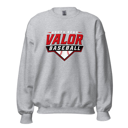Classic | Sweatshirt | South Bend Valor Baseball | Vanguard Logo