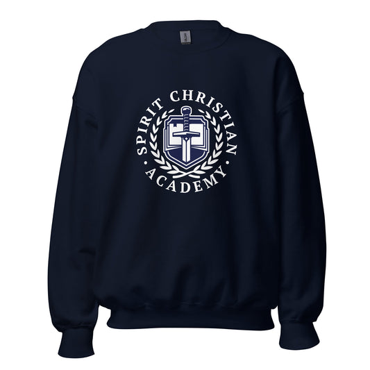 Classic | Sweatshirt | Spirit Christian Academy | White Script Logo