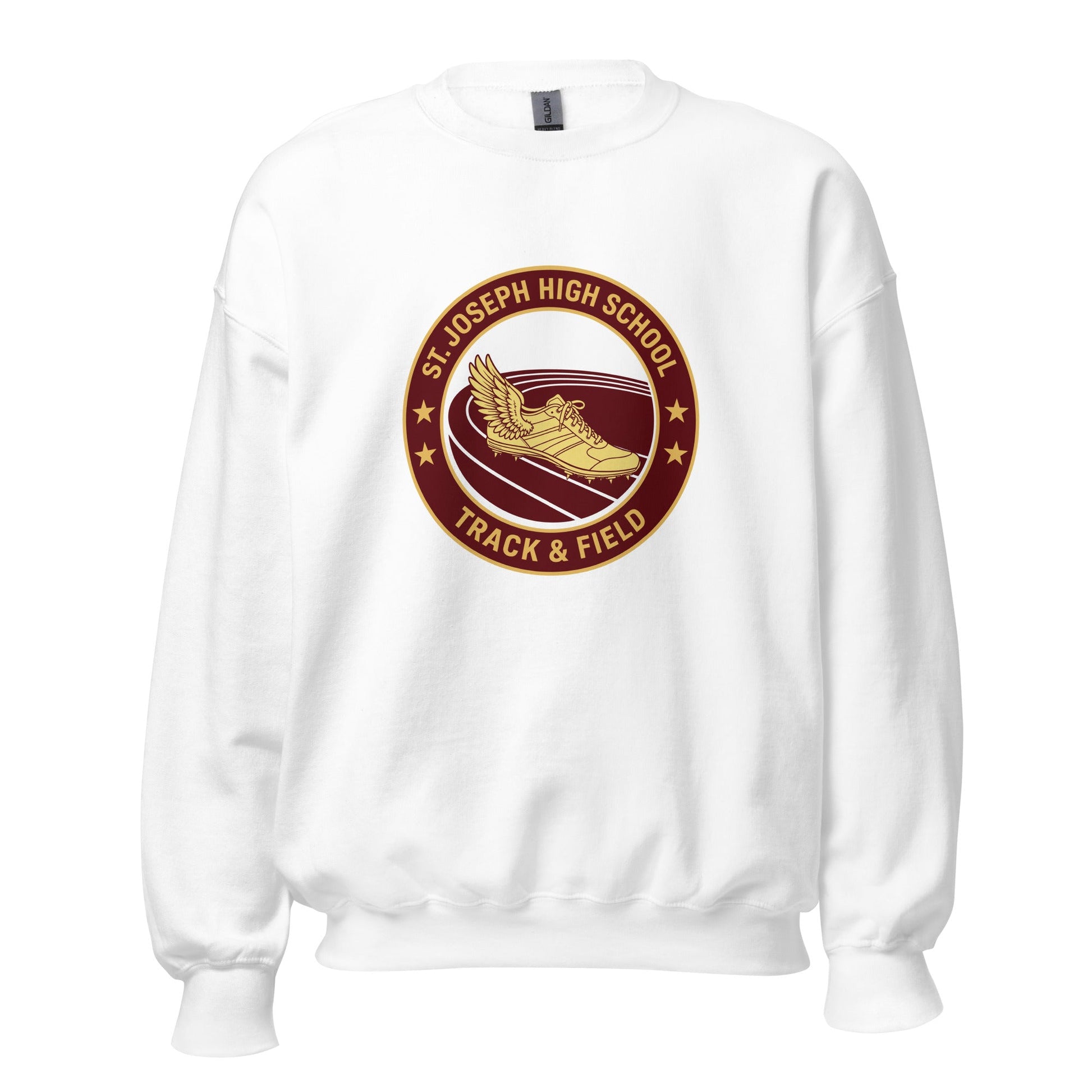 Classic | Sweatshirt | St. Joseph High School - Track & Field | Badge Logo