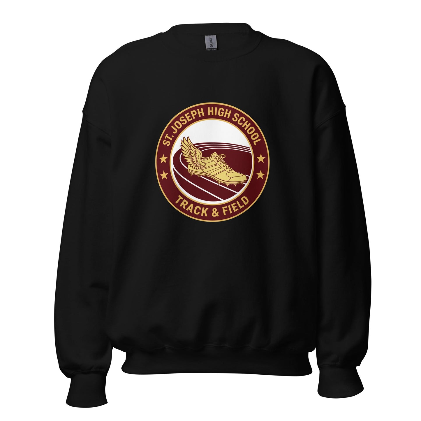 Classic | Sweatshirt | St. Joseph High School - Track & Field | Badge Logo