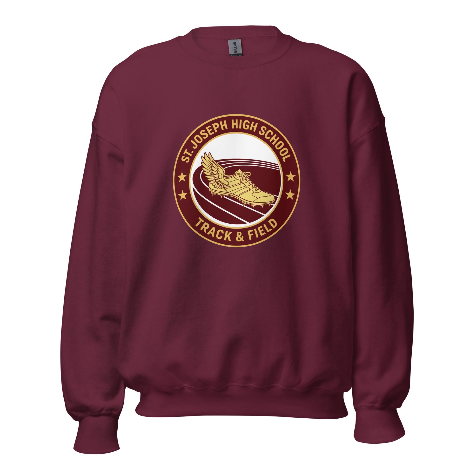Classic | Sweatshirt | St. Joseph High School - Track & Field | Badge Logo
