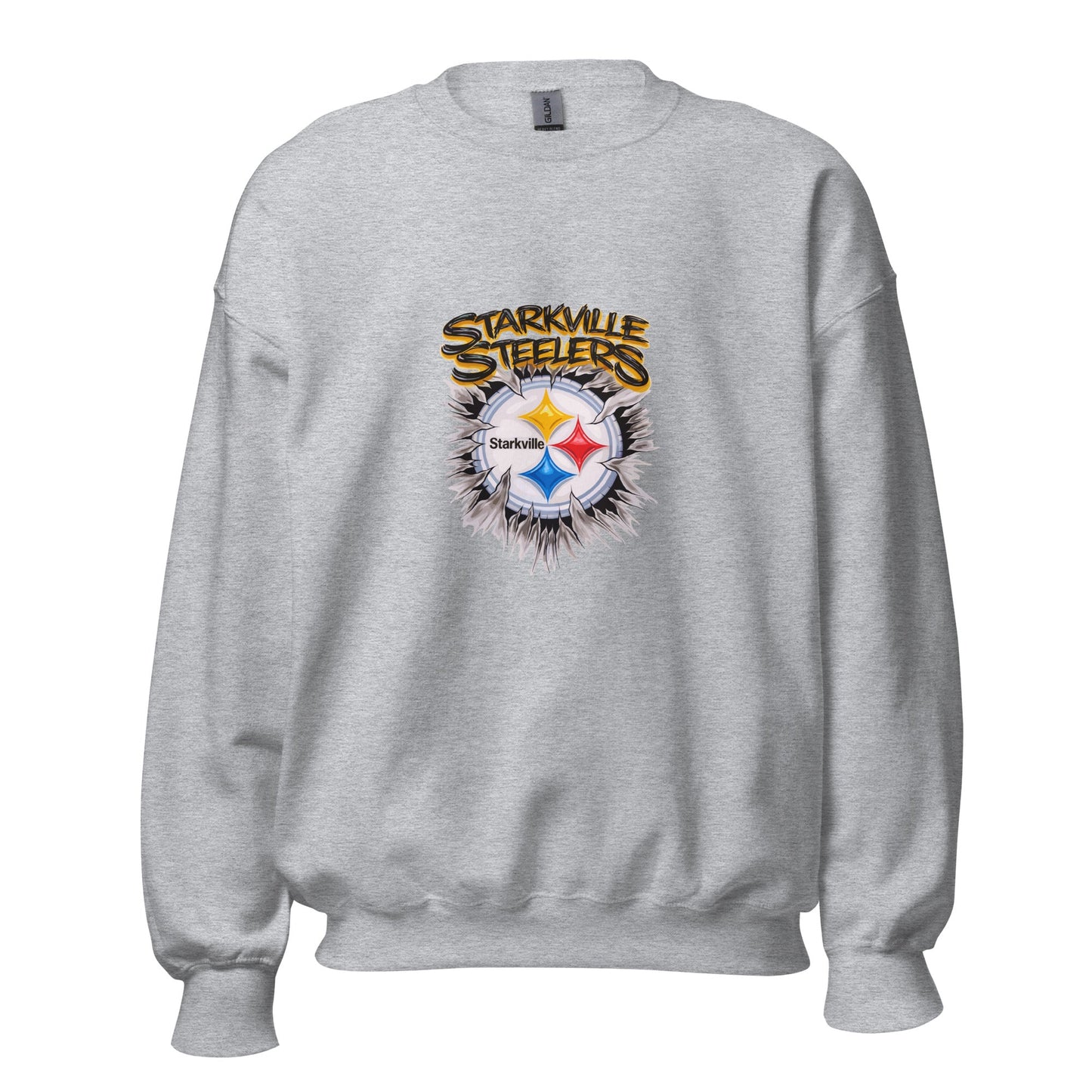 Classic | Sweatshirt | Starkville Steelers | Ripped Logo