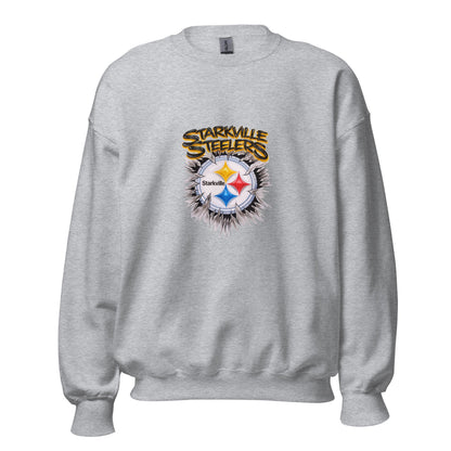 Classic | Sweatshirt | Starkville Steelers | Ripped Logo