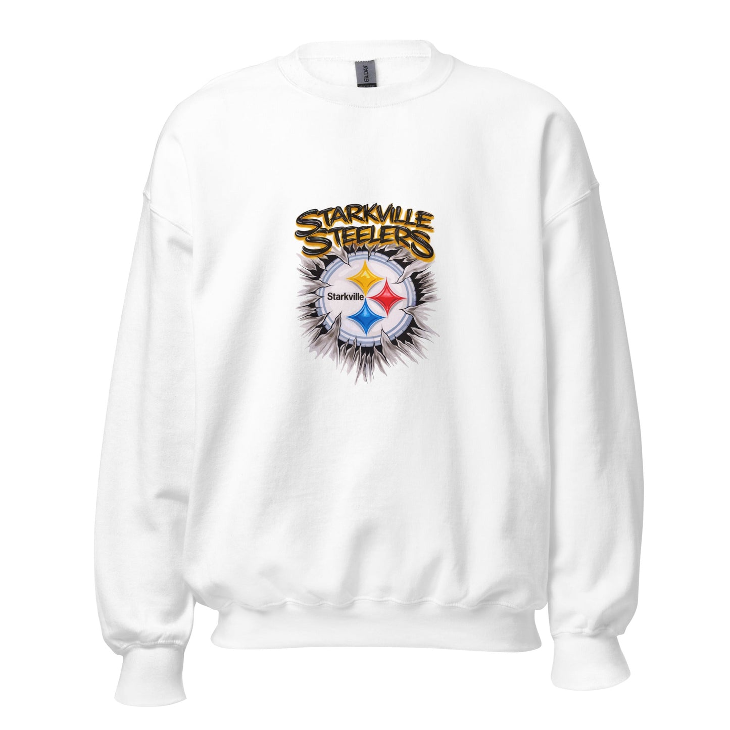 Classic | Sweatshirt | Starkville Steelers | Ripped Logo